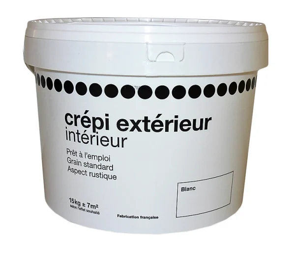 Meilleur Service Castorama Crépi Extérieur Aspect Rustique Blanc 15kg 1