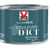 Castorama Peinture Bois Couleurs D’ici Bleu Feutré Velours V33 0,125L boutique en ligne france 5