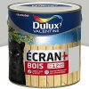 Castorama Peinture Bois Extérieur Ecran+ Bois Dulux Valentine Satin Gris Clair RAL 7035 2L france en ligne 7