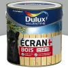 à prix promos Castorama Peinture Bois Extérieur Ecran+ Bois Dulux Valentine Satin Gris Franc 2L 7