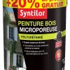 Acheter Maintenant Castorama Peinture Bois Microporeuse Intérieur Extérieur Blanc Brillant Syntilor 2,5L + 20% Gratuit 7