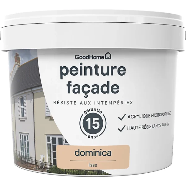 en vente Castorama Peinture GoodHome Classique Beige Dominica 10L 1