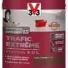 Castorama Peinture Sol Intérieur Trafic Extrême V33 Terre Ombre Satiné 2,5L Acheter 5