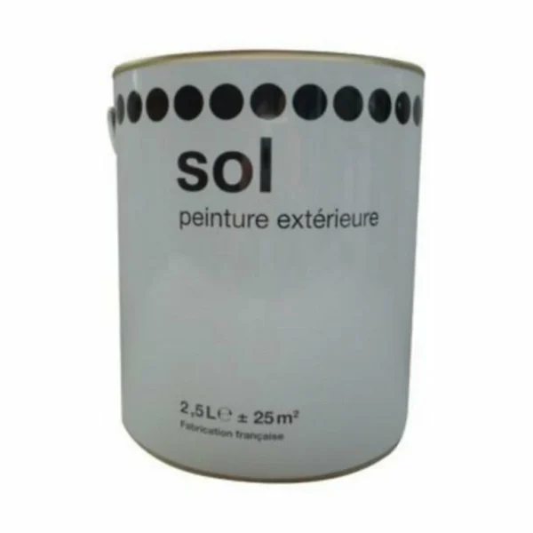 Castorama Peinture Sol Rouge Tomette Satin 2,5L en ligne 1